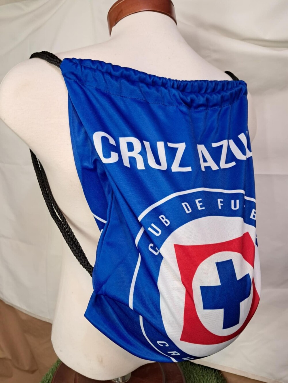 Blue Club Drawstring Bag - Cruz Azul Design